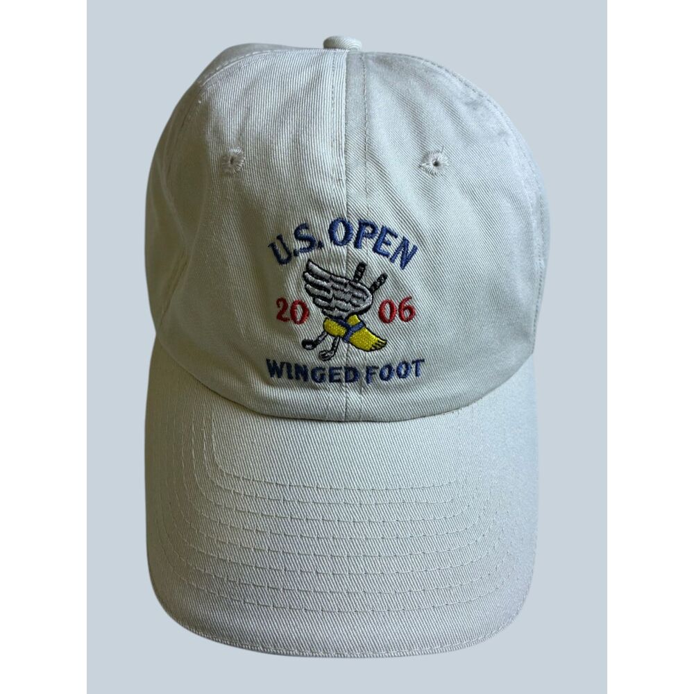 US Open 2006 Winged Foot USGA Member Golf Hat Adjustable Beige